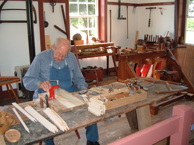 A craftsman at work