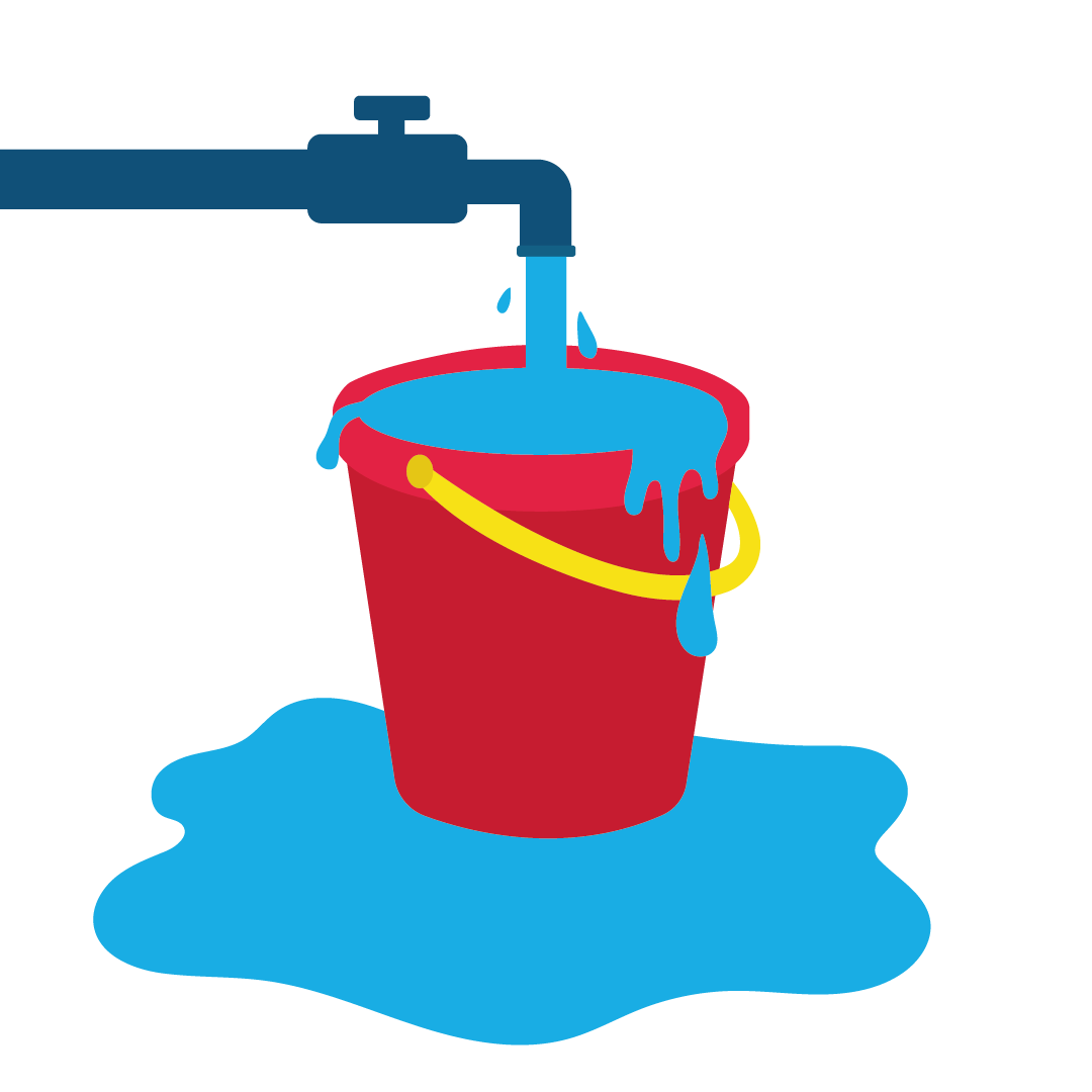 Leaky bucket, overflowing bucket - The Philosopher Developer