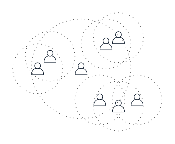 Cascading radii of influence